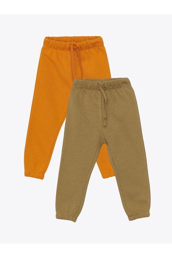 LC Waikiki LC Waikiki 2-Pack Baby Boy Sweatpants With Elastic Waist