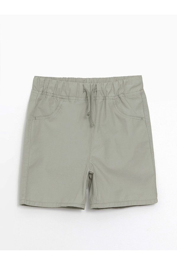 LC Waikiki LC Waikiki Basic Baby Boy Shorts with Elastic Waist