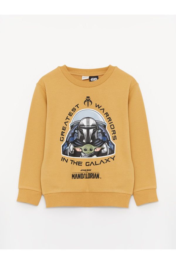 LC Waikiki LC Waikiki Boys' Crew Neck Star Wars Printed Long Sleeve Sweatshirt