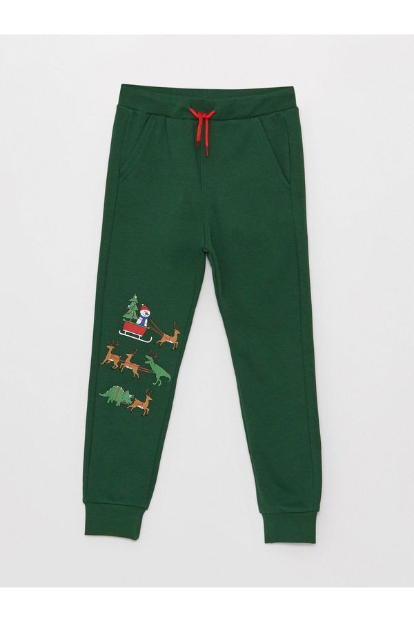 LC Waikiki LC Waikiki Boys' Elastic Waist Christmas Theme Jogger Sweatpants