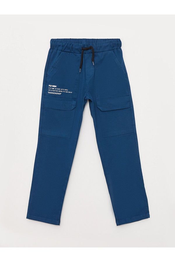 LC Waikiki LC Waikiki Boys' Elastic Waist Printed Gabardine Cargo Pants