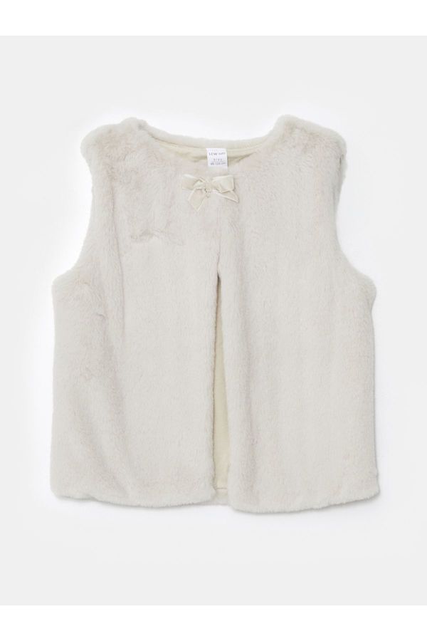 LC Waikiki LC Waikiki Crew Neck Fur Baby Girl Vest