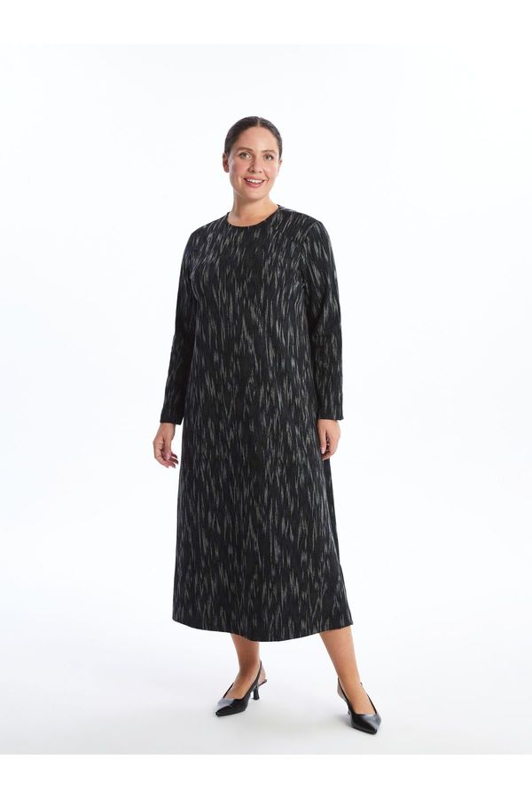 LC Waikiki LC Waikiki Crew Neck Patterned Women's Dress