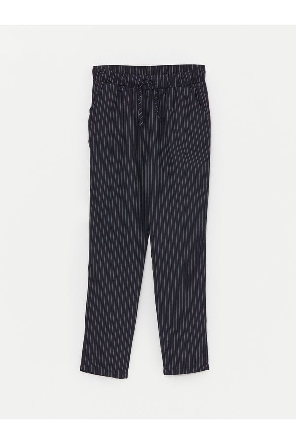 LC Waikiki LC Waikiki Girls' Pants with Elastic Waist Striped