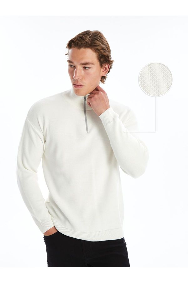 LC Waikiki LC Waikiki High Collar Long Sleeve Men's Knitwear Sweater