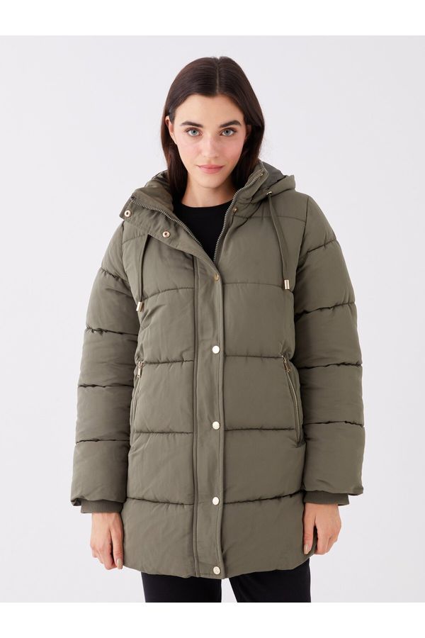 LC Waikiki LC Waikiki Hooded Plain Oversize Women's Puffer Coat