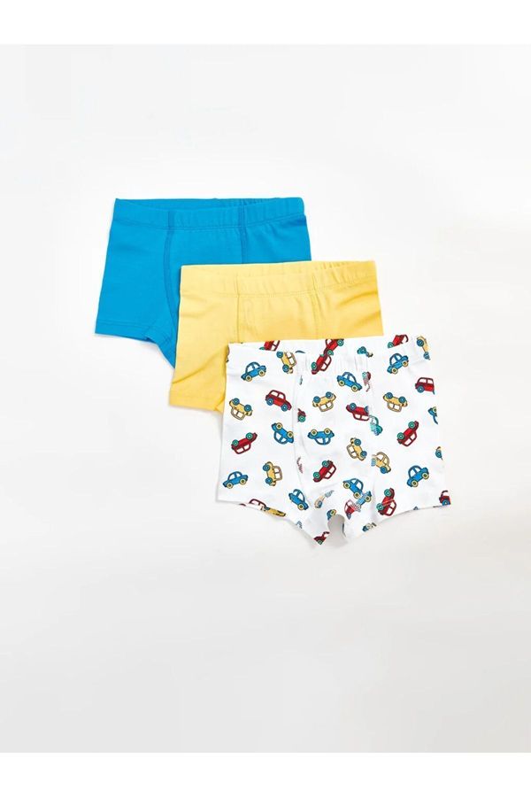 LC Waikiki LC Waikiki LCW Baby Baby Boy Boxer with Elastic Waist, 3-Pack