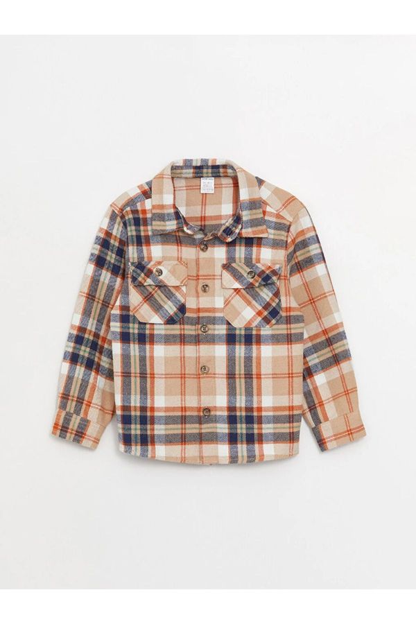 LC Waikiki LC Waikiki LCW Baby Plaid Long Sleeve Baby Boy Lumberjack Shirt Jacket