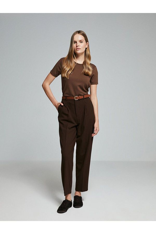 LC Waikiki LC Waikiki Lcw Belted Loose Fit Women's Trousers