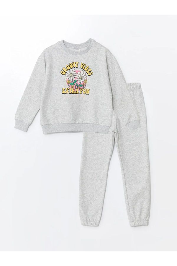 LC Waikiki LC Waikiki LCW ECO Crew Neck Girls Tracksuit