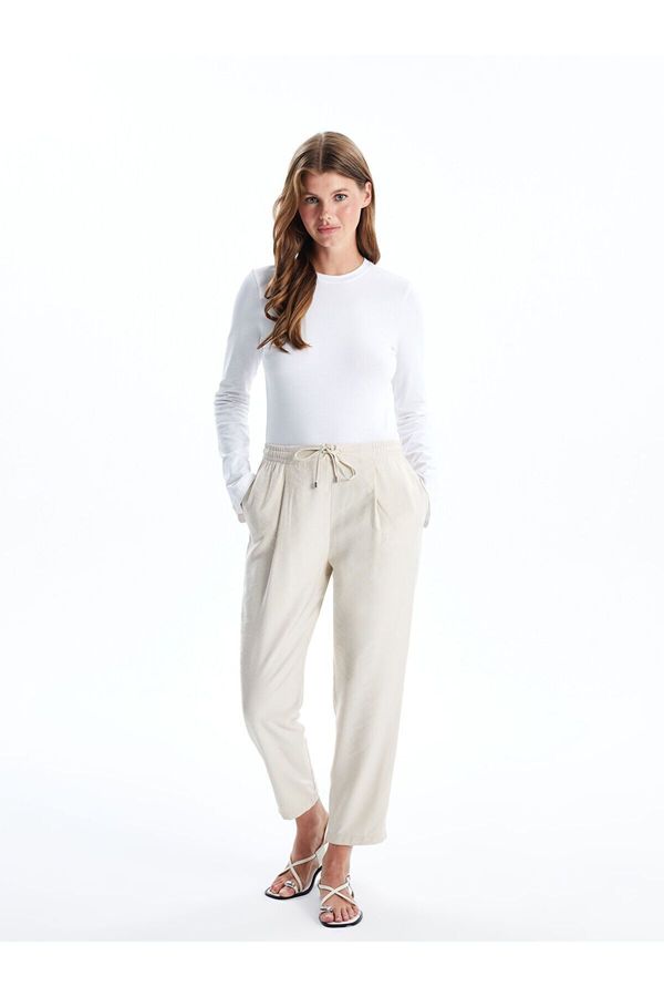 LC Waikiki LC Waikiki Lcw Elastic Waist Loose Fit Women's Trousers