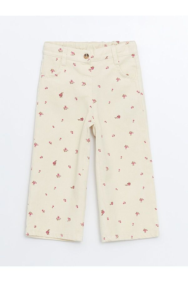 LC Waikiki LC Waikiki Lcw Elastic Waist Printed Baby Girl Pants