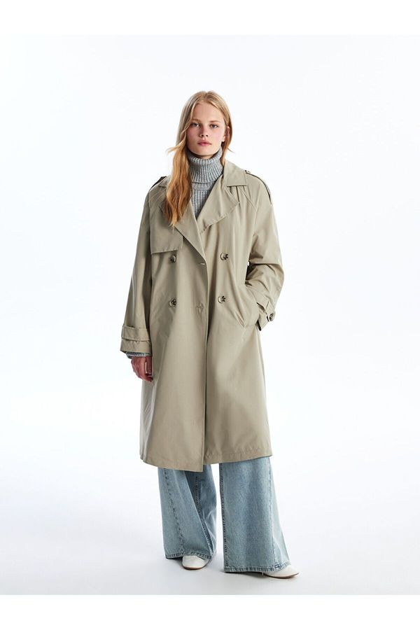 LC Waikiki LC Waikiki Lcw Jacket Collar Women's Trench Coat