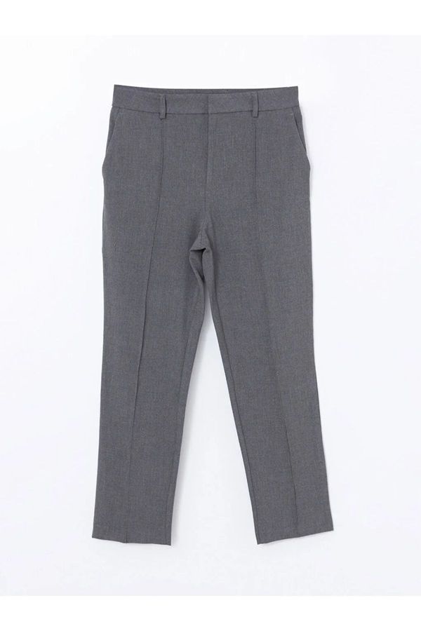 LC Waikiki LC Waikiki LCW Vision Grey Melange Standard Fit Women's Trousers