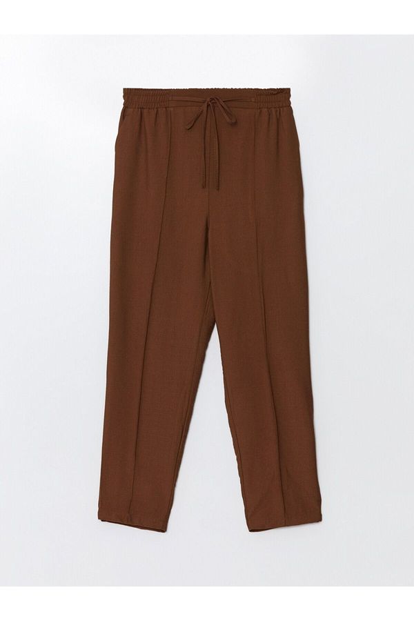 LC Waikiki LC Waikiki Lcw Women's Elastic Waist Plain Trousers