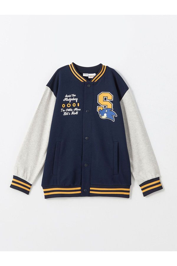 LC Waikiki LC Waikiki Lw - Sonic Printed Boys College Jacket