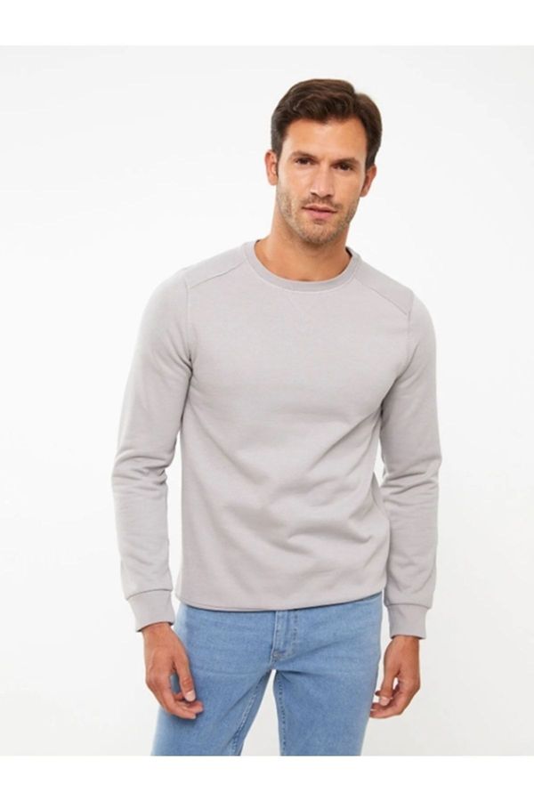 LC Waikiki LC Waikiki Men's Basic Crew Neck Long Sleeve Sweatshirt