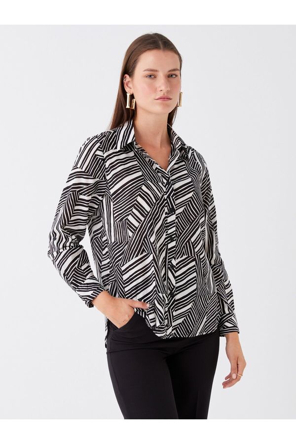 LC Waikiki LC Waikiki Polka Dot Women's Long-Sleeve Shirt