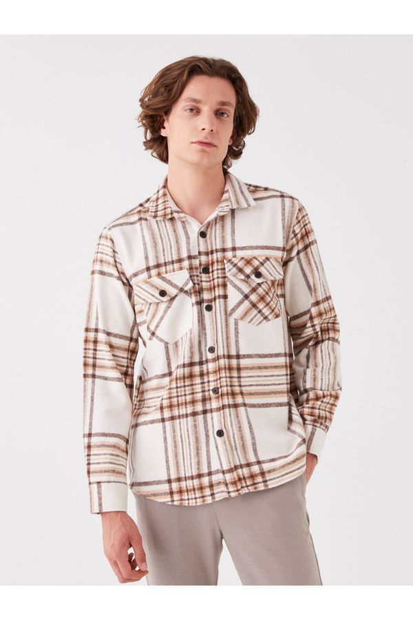 LC Waikiki LC Waikiki Regular Fit Long Sleeve Plaid Men's Lumberjack Shirt