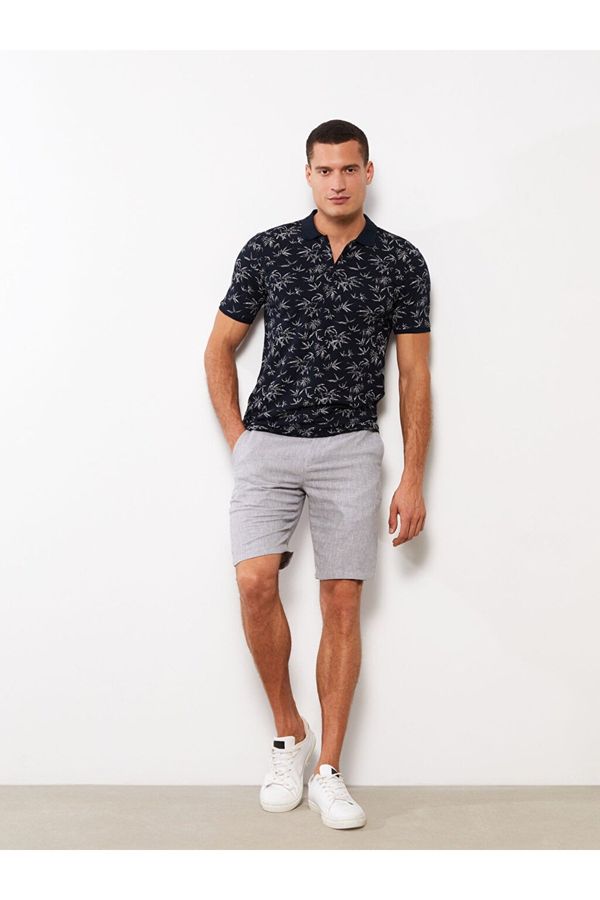 LC Waikiki LC Waikiki Slim Fit Linen Men's Shorts