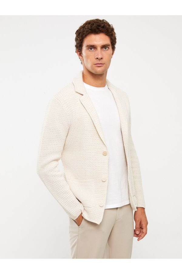 LC Waikiki LC Waikiki Slim Fit Shawl Collar Men's Knitwear Cardigan