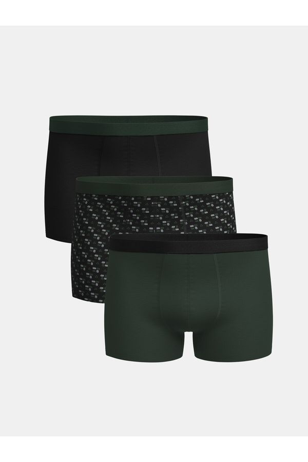 LC Waikiki LC Waikiki Standard Fit, Flexible Fabric Men's Boxer 3-Pack