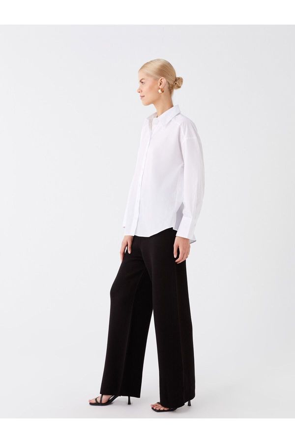 LC Waikiki LC Waikiki Straight Wide Leg Women's Knitwear Trousers with Elastic Waist