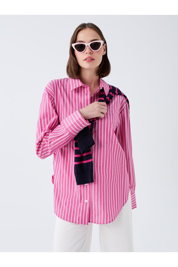 LC Waikiki LC Waikiki Striped Long Sleeve Women's Shirt