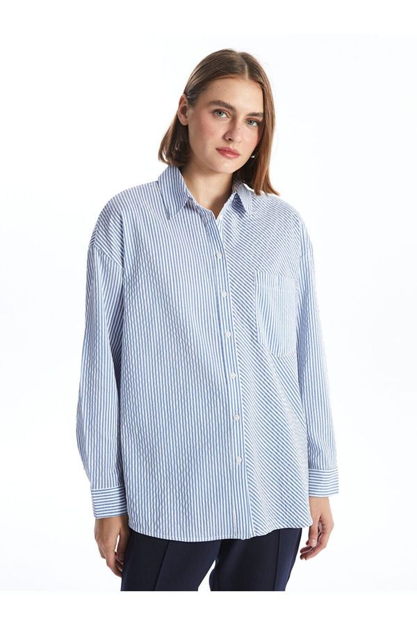 LC Waikiki LC Waikiki Striped Oversize Women's Shirt