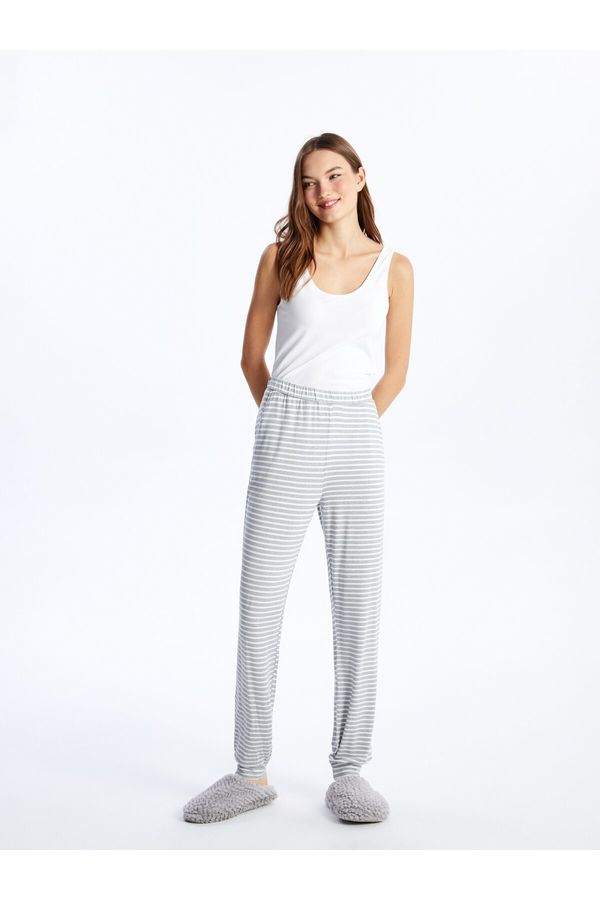 LC Waikiki LC Waikiki Women's Elastic Waist Striped Jogger Pajama Bottom