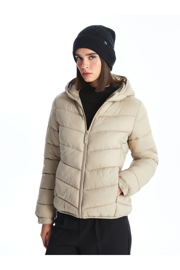 LC Waikiki LC Waikiki Women's Hooded Plain Puffer Coat