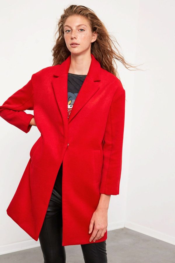 LC Waikiki LC Waikiki Women's Red Qkd Coat