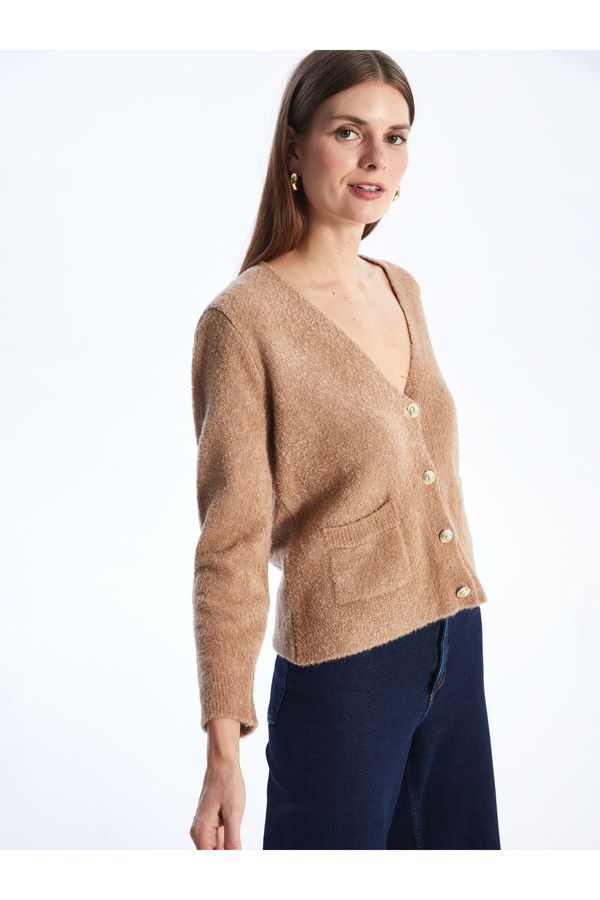 LC Waikiki LC Waikiki Women's V-Neck Knitwear Cardigan