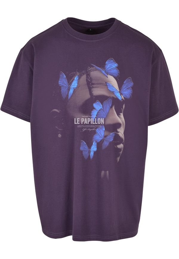 Mister Tee Le Papillon Oversize Tee purplenight