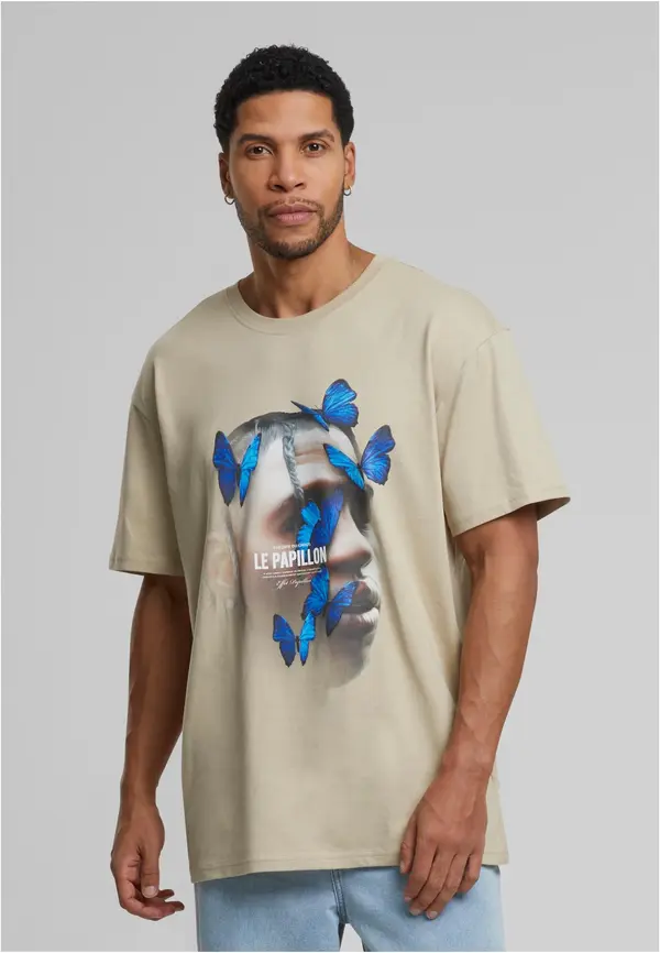 Mister Tee Le Papillon Oversize Tee Wet Sand