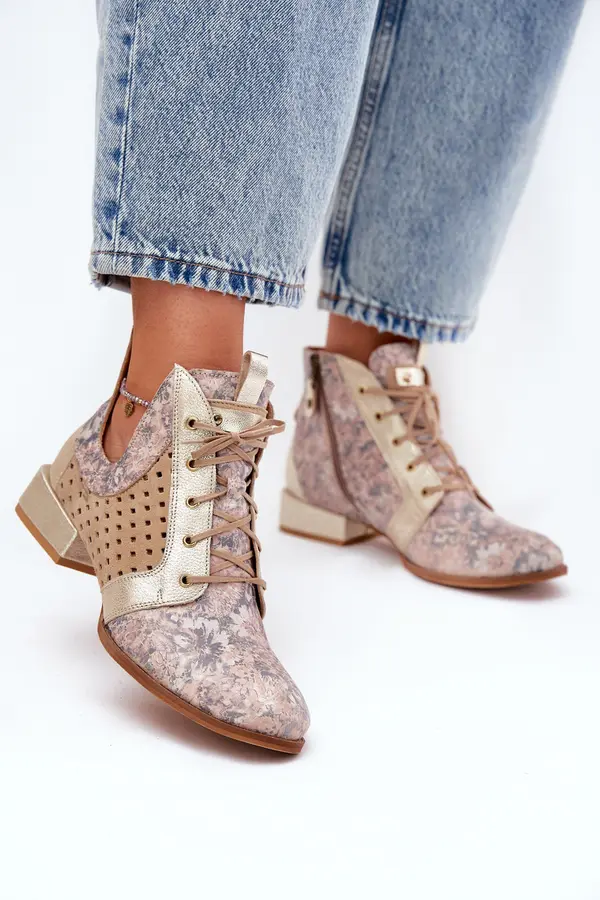 Maciejka Leather Ankle Boots Maciejka