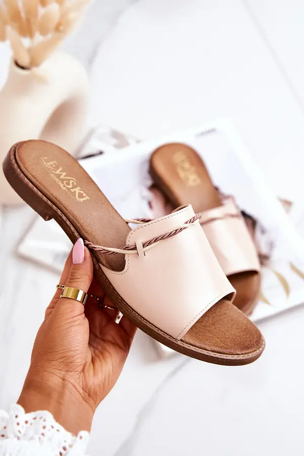 Boto Leather Slippers Lewski Shoes