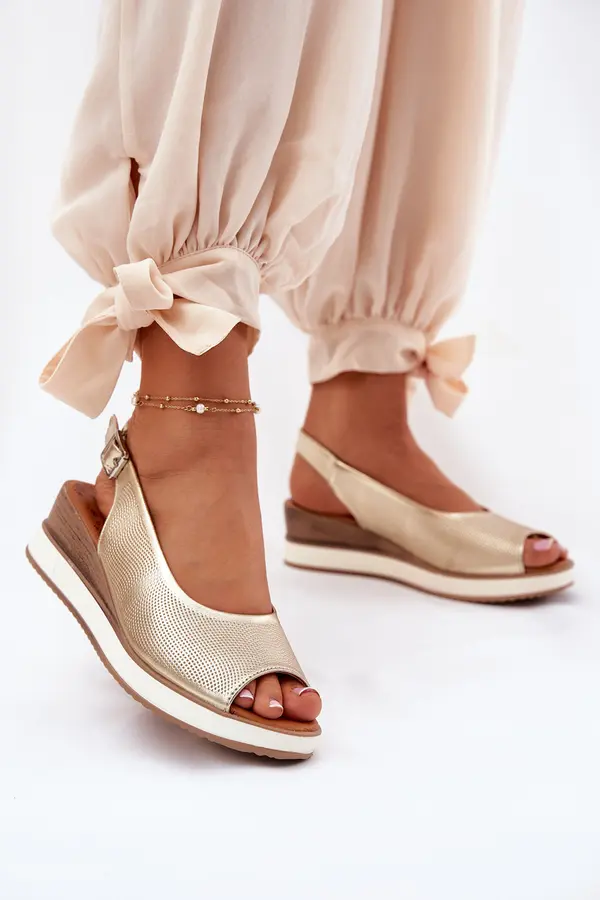 ARTIKER Leather Wedge Sandals Artiker