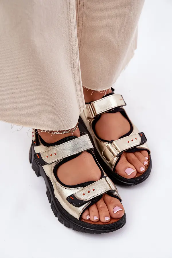 ARTIKER Leather Women's Sandals With Velcro Artiker