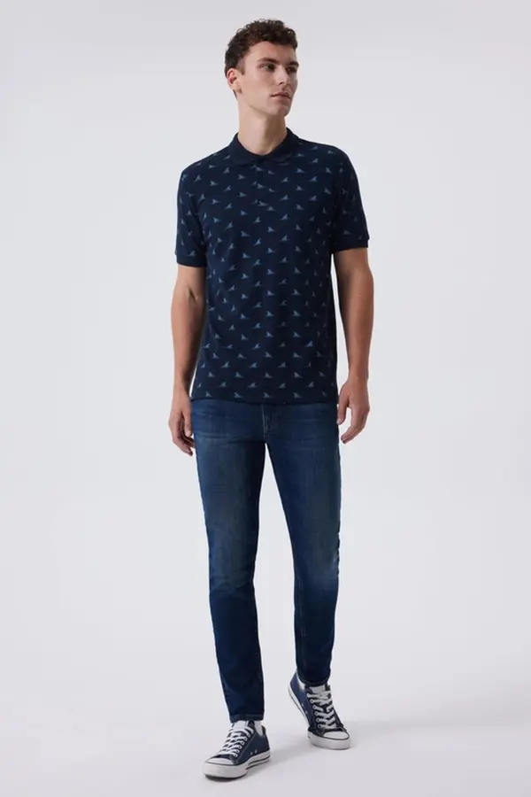 Lee Cooper Lee Cooper Shark Men's Pique Polo Collar T-Shirt