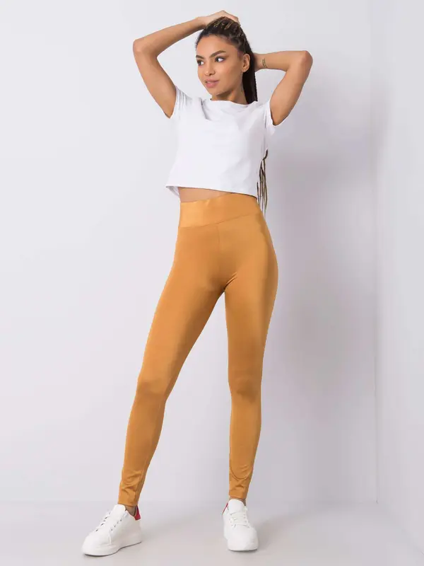 RUE PARIS Leggings-1000-LG-3103.11X-dark yellow