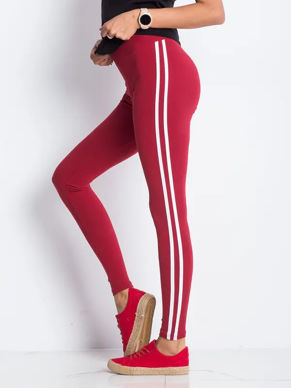 BASIC Feel Good Leggings-RV-LG-4954.53-burgundy