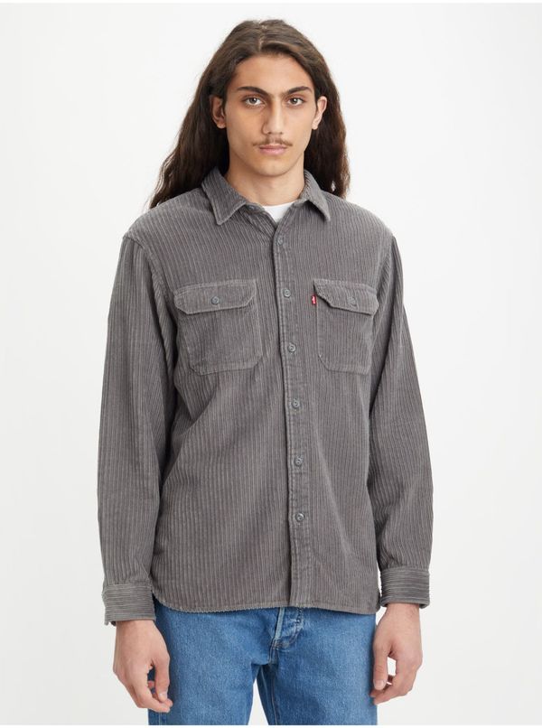 Levi's® Levi&#39;s Grey men&#39;s corduroy shirt Levi&#39;s® Jackson - Men&#39;s