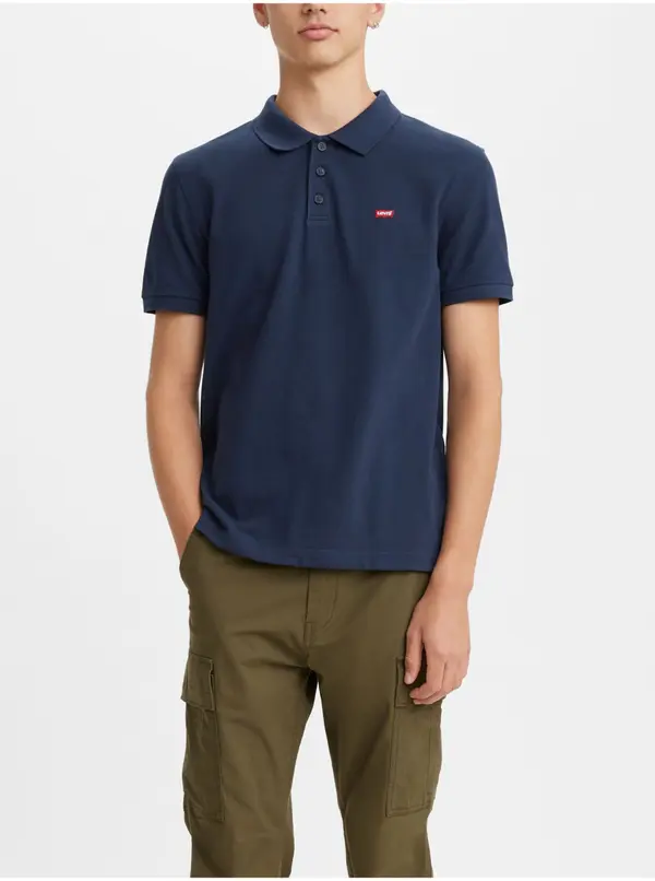 LEVI'S LEVI'S POLO SHORT SLEEVE MAN BLUE
