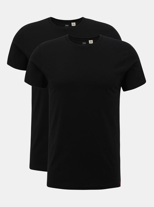 Levi's® Levi&#39;s Set of Two Black Levi&#39;s® Men&#39;s Basic T-Shirts - Men&#39;s