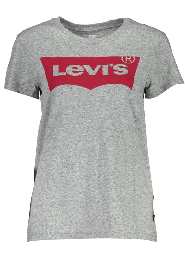 LEVI'S LEVI'S WOMEN'S SHORT SLEEVE T-SHIRT GRAY