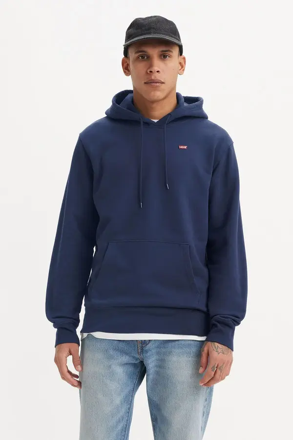 Levi'S Levi'S Original Hoodie Blue Men's Hooded Sweatshirt