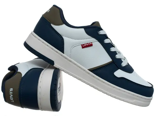 Levi'S Levi's - Women's Shoes - Kick Se Virv0153s - White Navy Green 3199