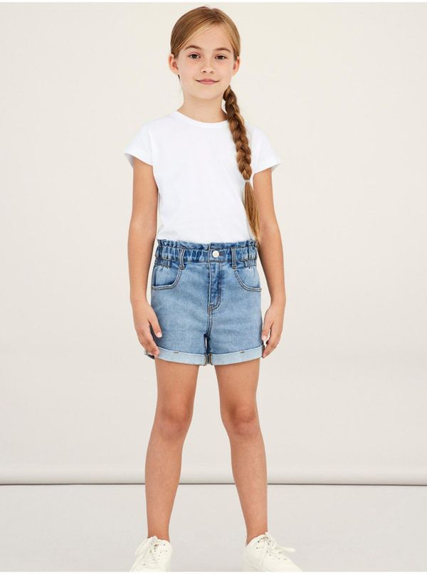 name it Light Blue Girl Denim Shorts name it Bella - Unisex