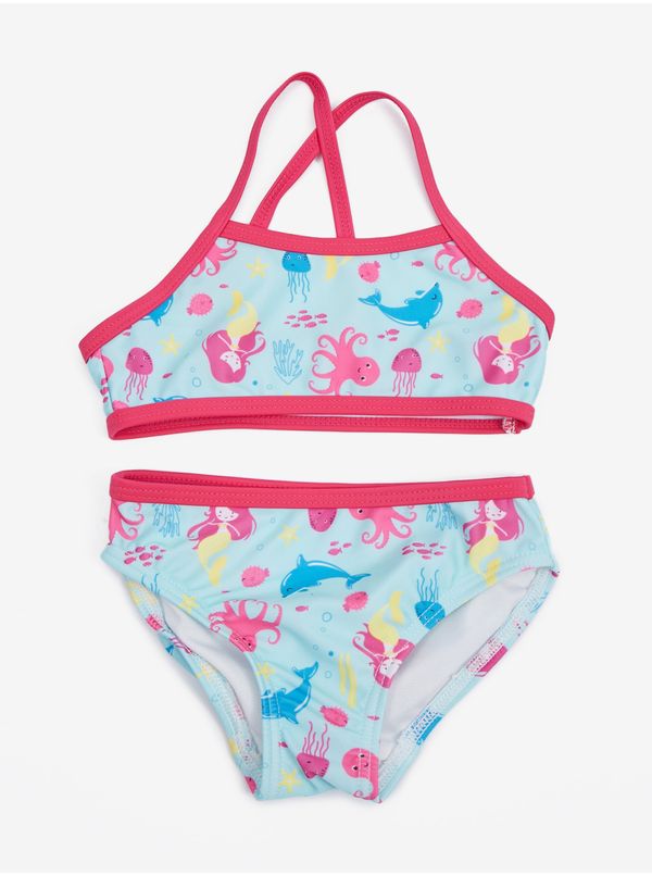 name it Light blue girly patterned two-piece swimwear name it Ziza - Girls